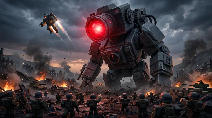 Blockade Battlefront Titans and helicopter upgrade system