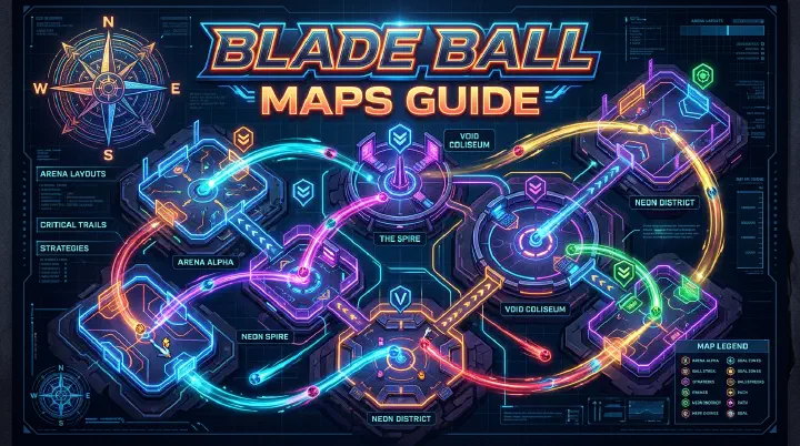 Blade Ball Maps and Trails Guide Cover