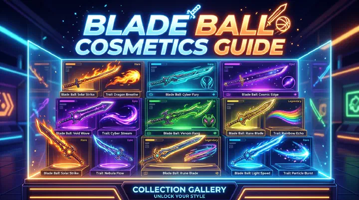 Blade Ball Trails and Cosmetics Guide Cover