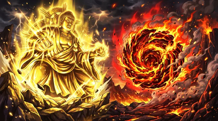 Buddha vs Magma fruit comparison in Blox Fruits