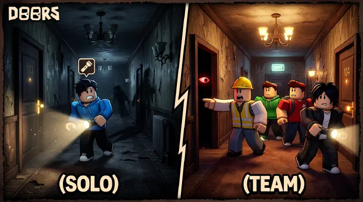 DOORS Solo vs Team Strategy Guide Cover