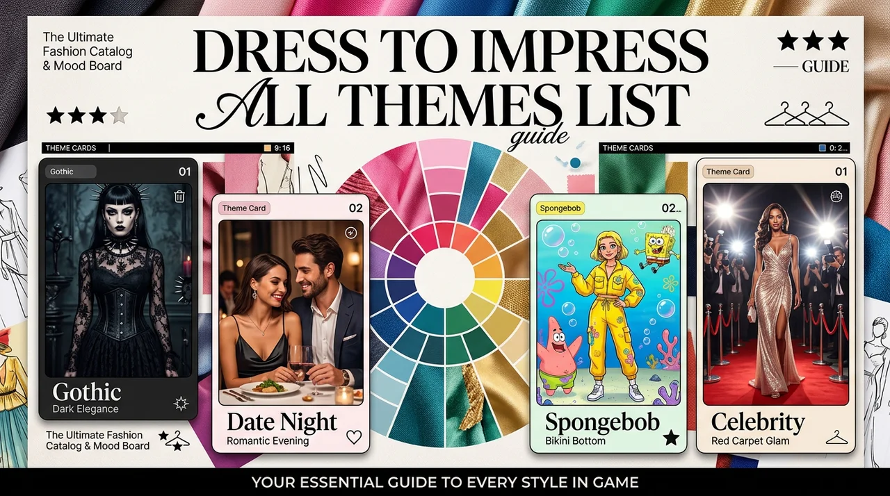 Dress To Impress All Themes List: Every Theme Ranked and Outfit Ideas (May 2026) Guide Cover