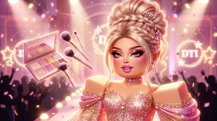 Dress to Impress custom makeup and hair styling guide