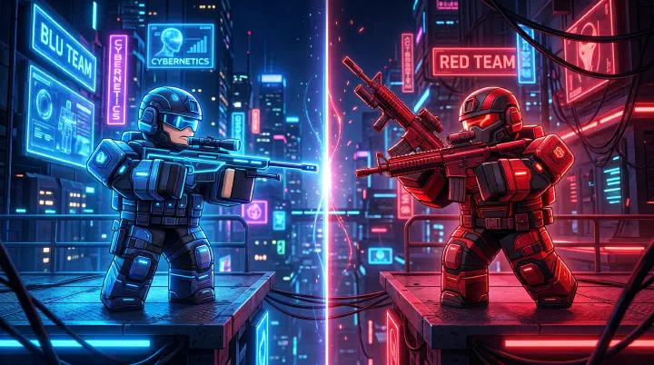 SNIPE vs RIVALS FPS game comparison on Roblox