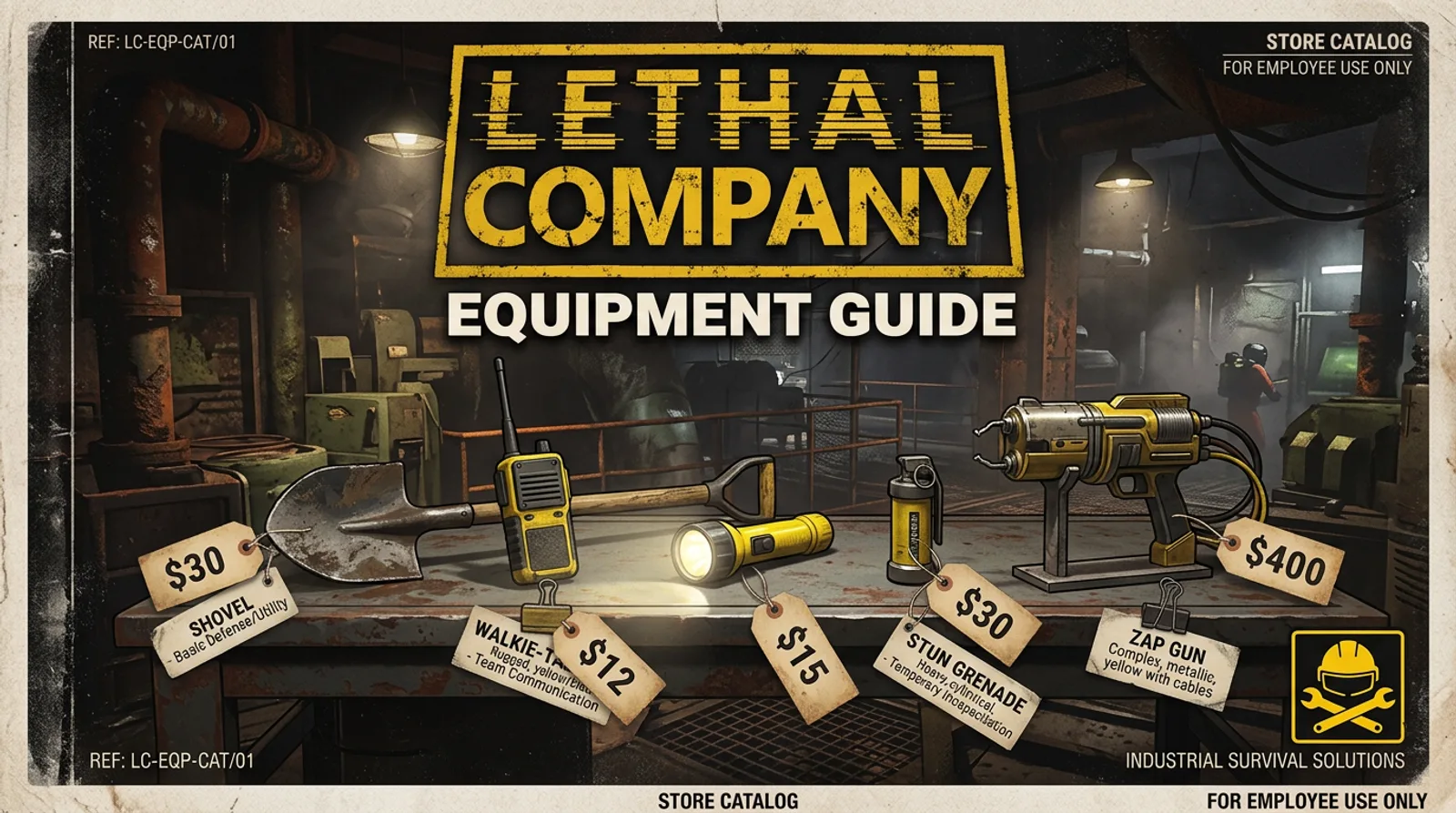 Lethal Company Equipment Guide Cover