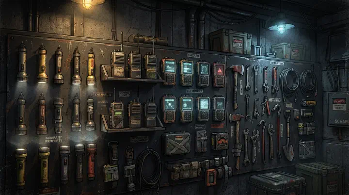 Lethal Company Equipment Guide Cover