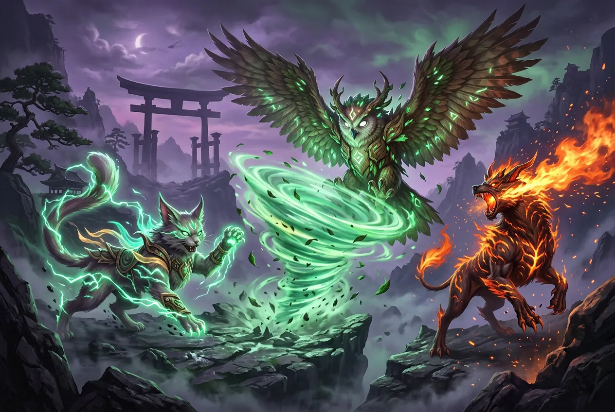 Monster Legends Kitakami Era Guide: Wind Element and Season 1 Monsters Cover