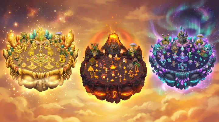 MSM Gold Island, Fire Haven & Magical Sanctum Guide Cover