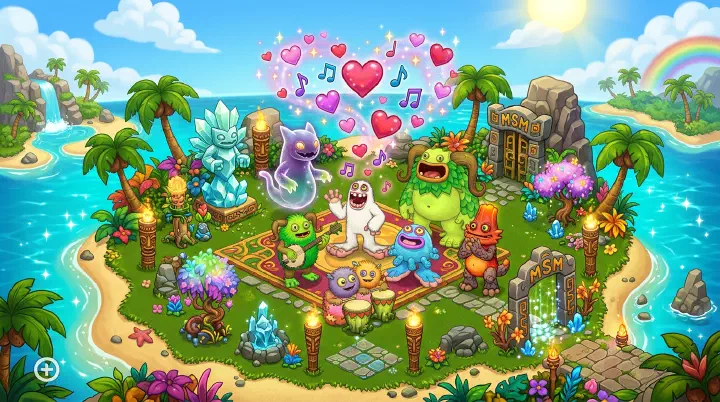 My Singing Monsters happiness optimization guide cover
