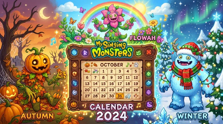My Singing Monsters Seasonal Event Calendar Guide Cover