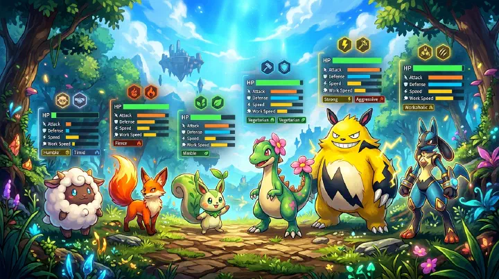 Palworld Pal Traits and Stats optimization guide cover