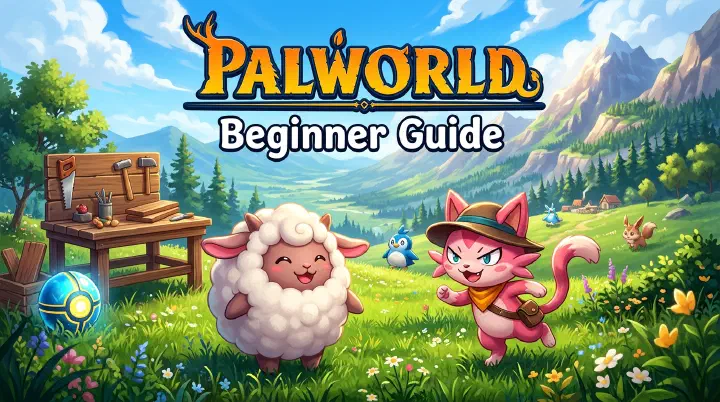 Palworld Beginner Guide — Survival Game Cover