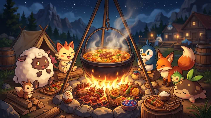 Palworld Food Recipes & Pal Feeding Guide Cover