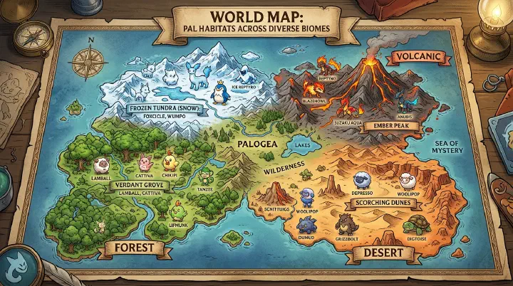 Palworld Pal Locations Guide: Every Pal by Biome (2026)