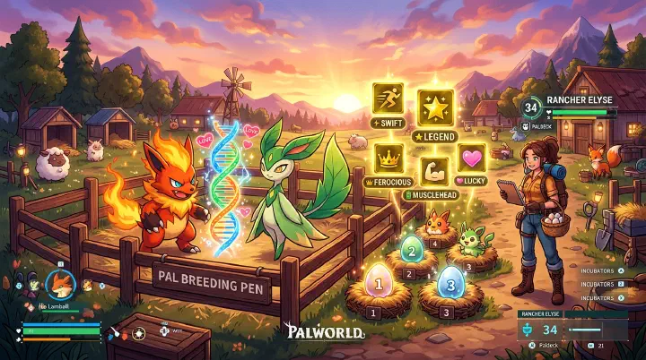 Palworld Perfect Passives Breeding Guide Cover