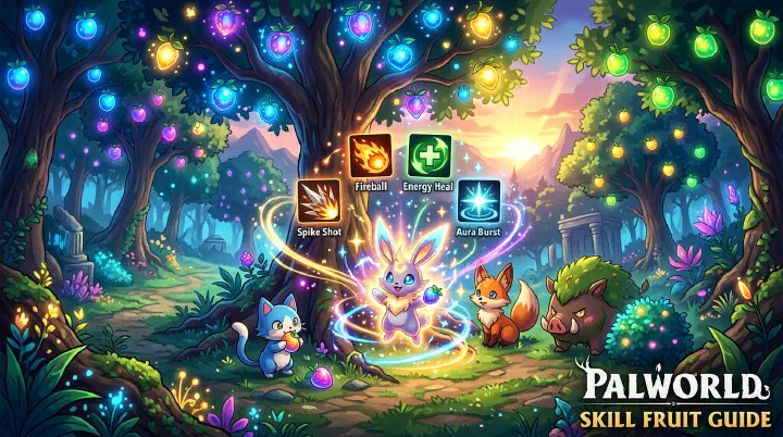 Palworld skill fruit complete guide cover