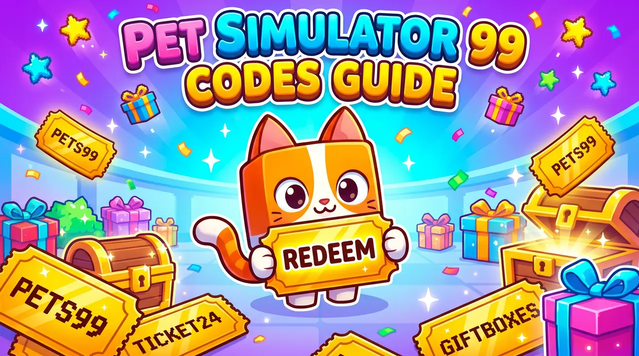 Pet Simulator 99 Codes Guide Cover