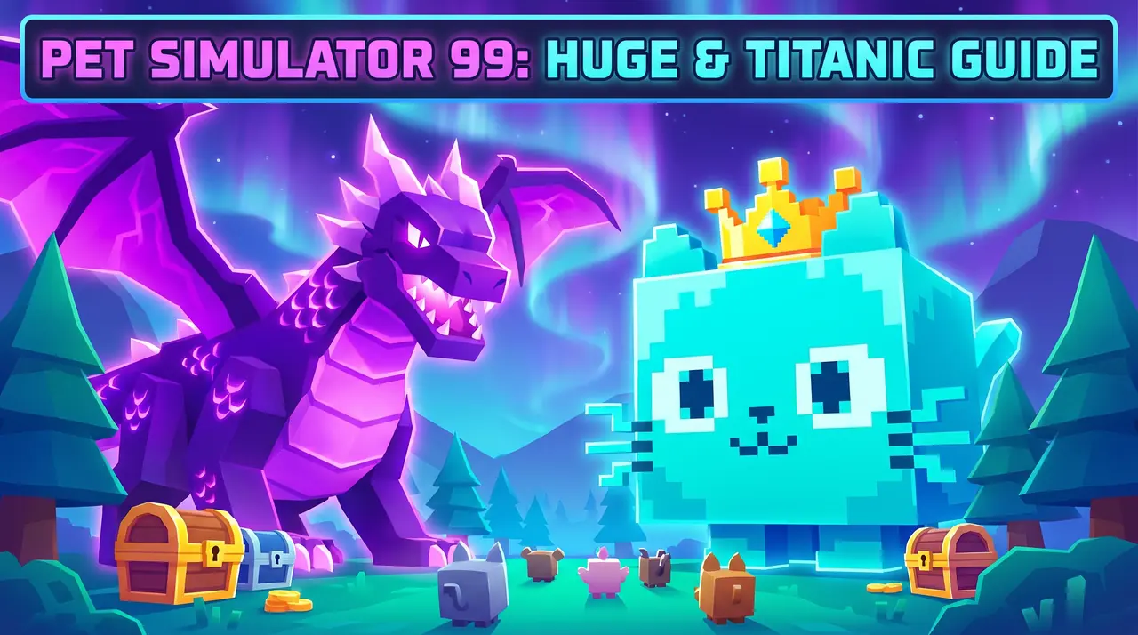 Pet Simulator 99 Huge and Titanic Pets Guide Cover